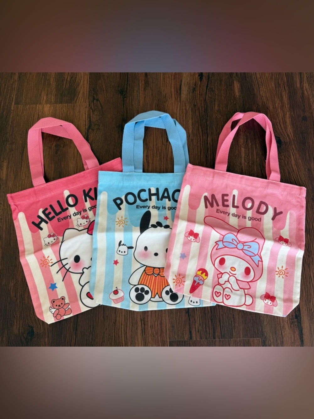 Sanrio (1) Hello Kitty Pochacco Kids Tote Bag (Choose!) (Melody SOLD)